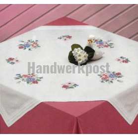 steelsteekdekservet anemonen, wit