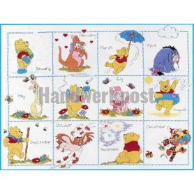 borduurpakket winnie de pooh, twaalf maanden-2