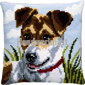 kruissteekkussen jack russel