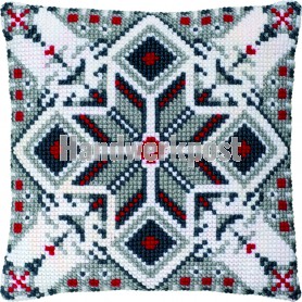 kruissteekkussen noors stermotief-2