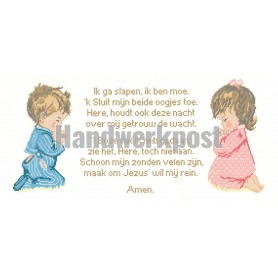 borduurpakket kindergebedje
