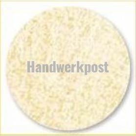 badstof babycape + capuchon, ecru (incl. aida borduurrand)