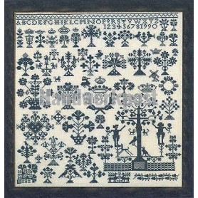 borduurpakket merklap, anno 1756