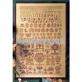 borduurpakket merklap, anno 1854