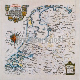 borduurpakket kaart van nederland