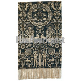 borduurpakket beiderwand, donker groen