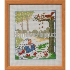borduurpakket bobbi/happy friends, herfst