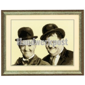 borduurpakket laurel&hardy