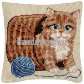 kruissteekkussen poes