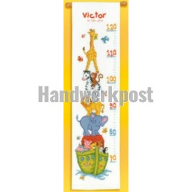 borduurpakket ark van noach, groeimeter/meetlat victor