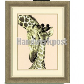 borduurpakket giraffe met jong