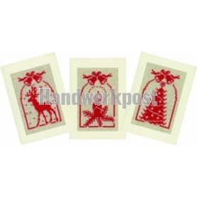 borduurpakket kerstkaart (3 st.)