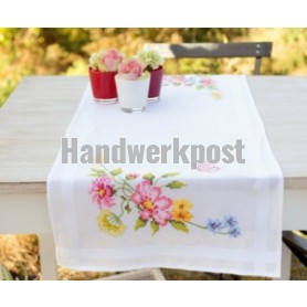 kruissteekloper voorjaarsbloemen, wit