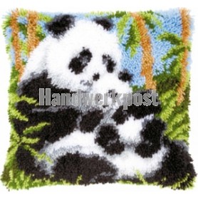 knoopkussen panda met jong