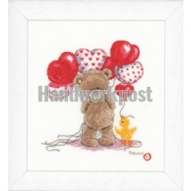 borduurpakket popcorn bear, valentijnballonnen