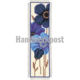 borduurpakket boekenlegger, blauwe anemonen-2