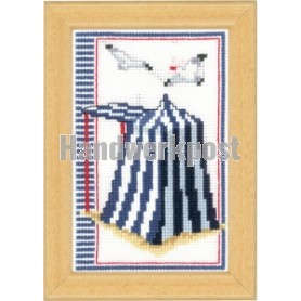 borduurpakket sealife, strandtent