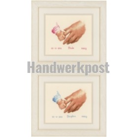 borduurpakket geboorte jaden/jade (incl. blauw/rose garen)