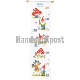 borduurpakket kabouters, groeimeter/meetlat mathis