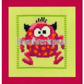 borduurpakket monsters, rose monster