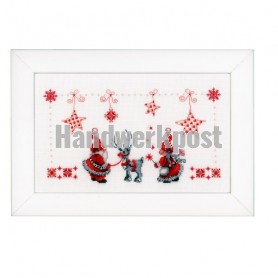 borduurpakket kerstkabouters