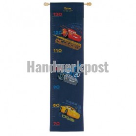 borduurpakket cars, "met gierende banden", groeimeter/meetlat tom