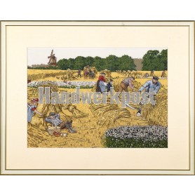borduurpakket cornelis jetses, julidag op het land