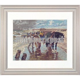 borduurpakket cornelis jetses, schelpenvisser
