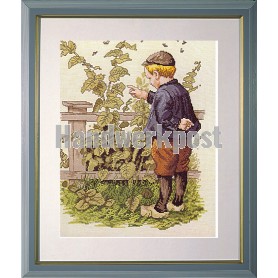 borduurpakket cornelis jetses, ot&sien, ot bij struik