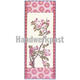 borduurpakket wandkleed kersenbloem