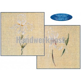 borduurpakket orchidee of iris (materiaal voor 1 dessin)