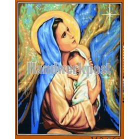 stramien maria met kind