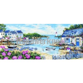 stramien + garenpakket, aan de haven