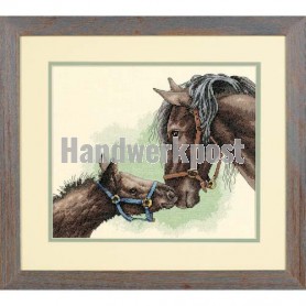 borduurpakket paard met veulen