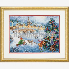 borduurpakket winterfeest