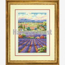 borduurpakket lavendelvelden in de provence