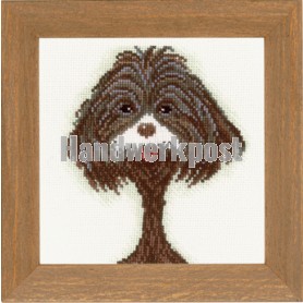 borduurpakket hondje, scruffy