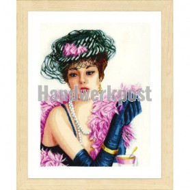borduurpakket elegante dame