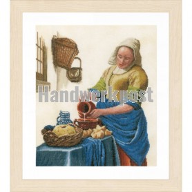 borduurpakket vermeer, melkmeisje