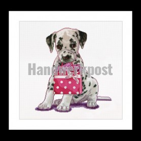 borduurpakket dalmatiërpup met tas