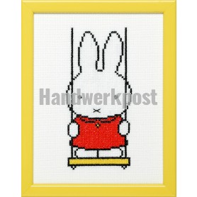 borduurpakket dick bruna, nijntje op schommel