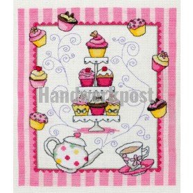 borduurpakket collage cupcakes
