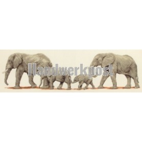 borduurpakket olifanten familie