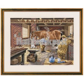 borduurpakket hoefsmid