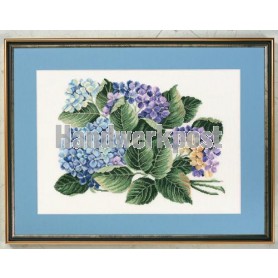 borduurpakket hortensia's
