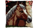 kruissteekkussen paardenhoofd