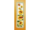 borduurpakket boekenlegger, zonnebloemen