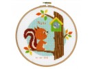 borduurpakket in het bos, geboorte noor (incl. borduurring)