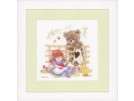 borduurpakket popcorn bear, candyfloss leest voor…