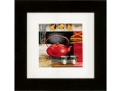 borduurpakket oosterse theepot, rood